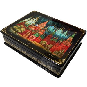 Casket "Moscow" with 4 caskets, Palekh